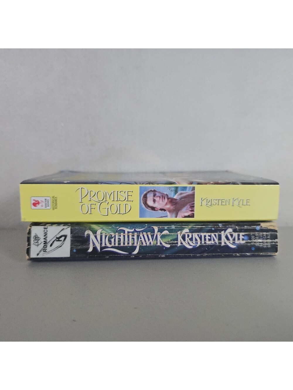 Kristen Kyle's Nighthawk & Promise of Gold (Signed) Historical Romance